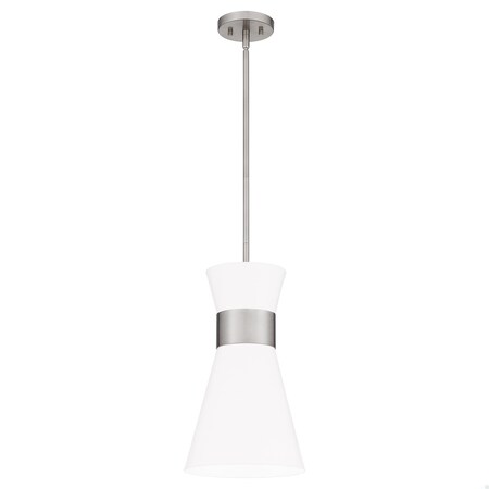 Quoizel Fremont 1-Light Brushed Nickel Mini Pendant FMT1512BN